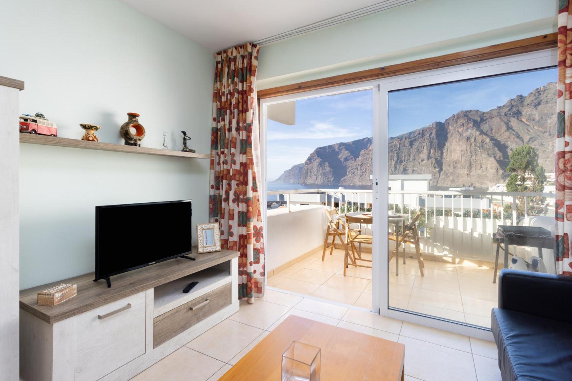 Okstay Los Gigantes With Ac, Terraces And Sea Views Santiago del Teide Extérieur photo